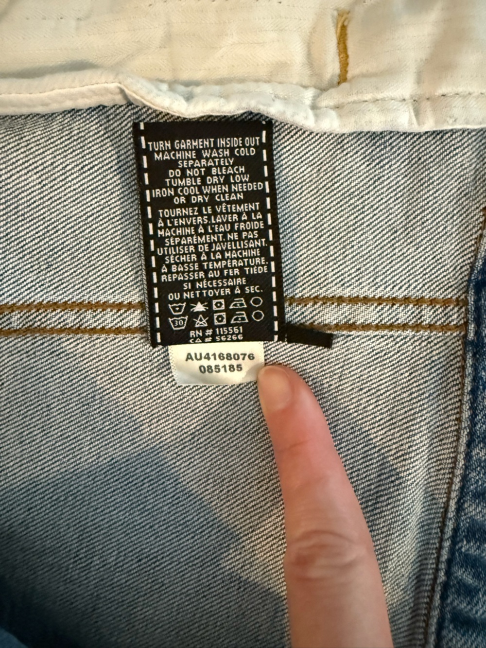 7 For All Mankind Denim Jacket - M - Medium Wash - Picture 6 of 6